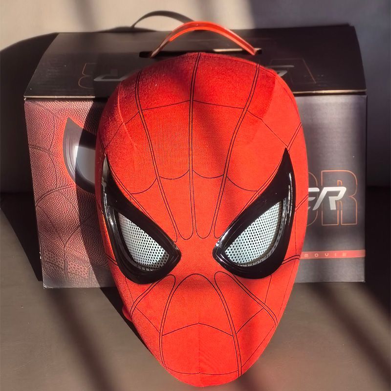 Realistic Spiderman Mask With Blinking Eyes + LED lights