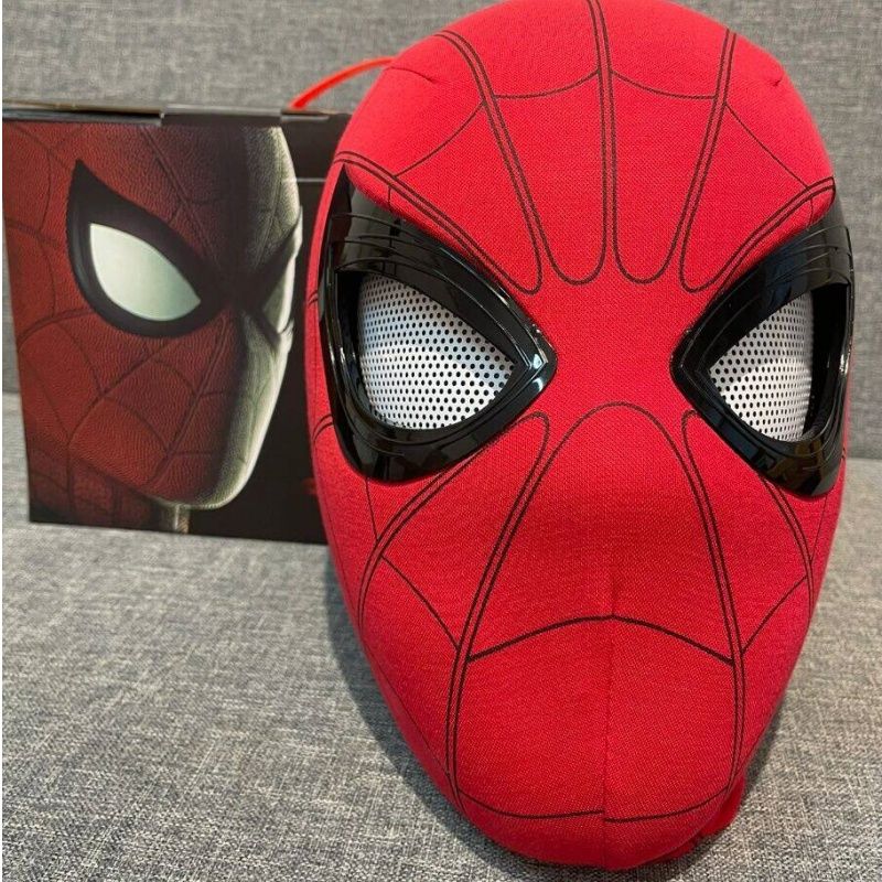 Realistic Spiderman Mask With Blinking Eyes + LED lights