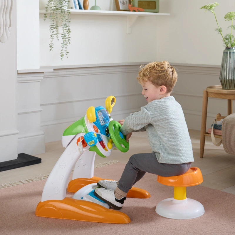 Big Driving Simulator Steering Wheel Playset (8+ Learning Activities)