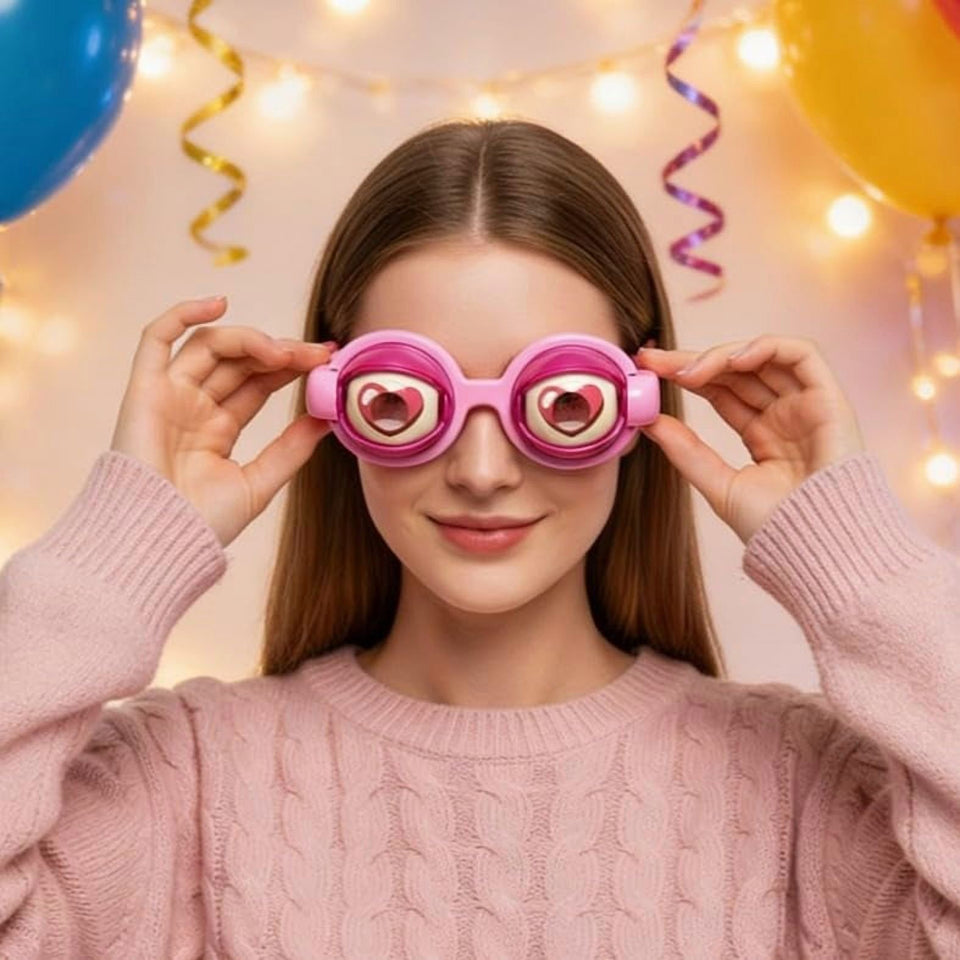 Crazy Eye Glasses with Blinking Googly Eyes