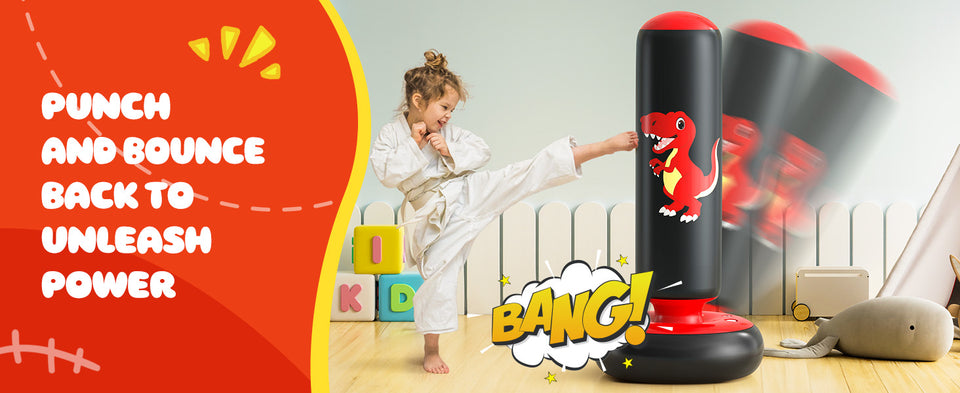 Inflatable Boxing Punching Bag — Random Color