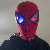 Realistic Spiderman Mask With Blinking Eyes + LED lights