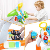 Big Driving Simulator Steering Wheel Playset (8+ Learning Activities)