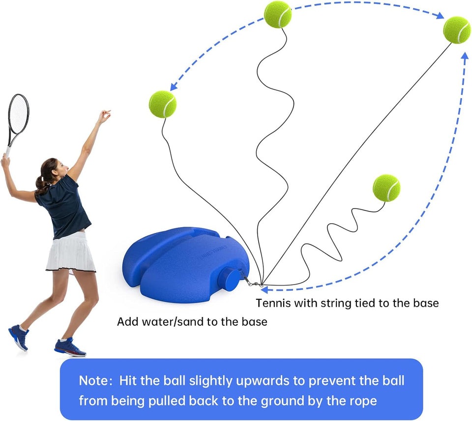 Tennis Trainer Rebound Ball with String — Random Color
