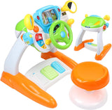 Big Driving Simulator Steering Wheel Playset (8+ Learning Activities)