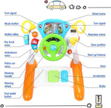 Big Driving Simulator Steering Wheel Playset (8+ Learning Activities)