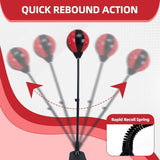 Kids Boxing Stand  + Gloves and Pump (Height-Adjustable)