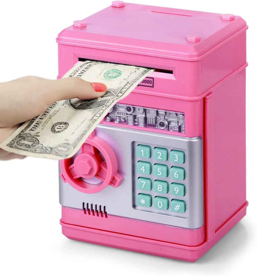 Electronic ATM Money Piggy Bank for Girls & Boys — Random Color