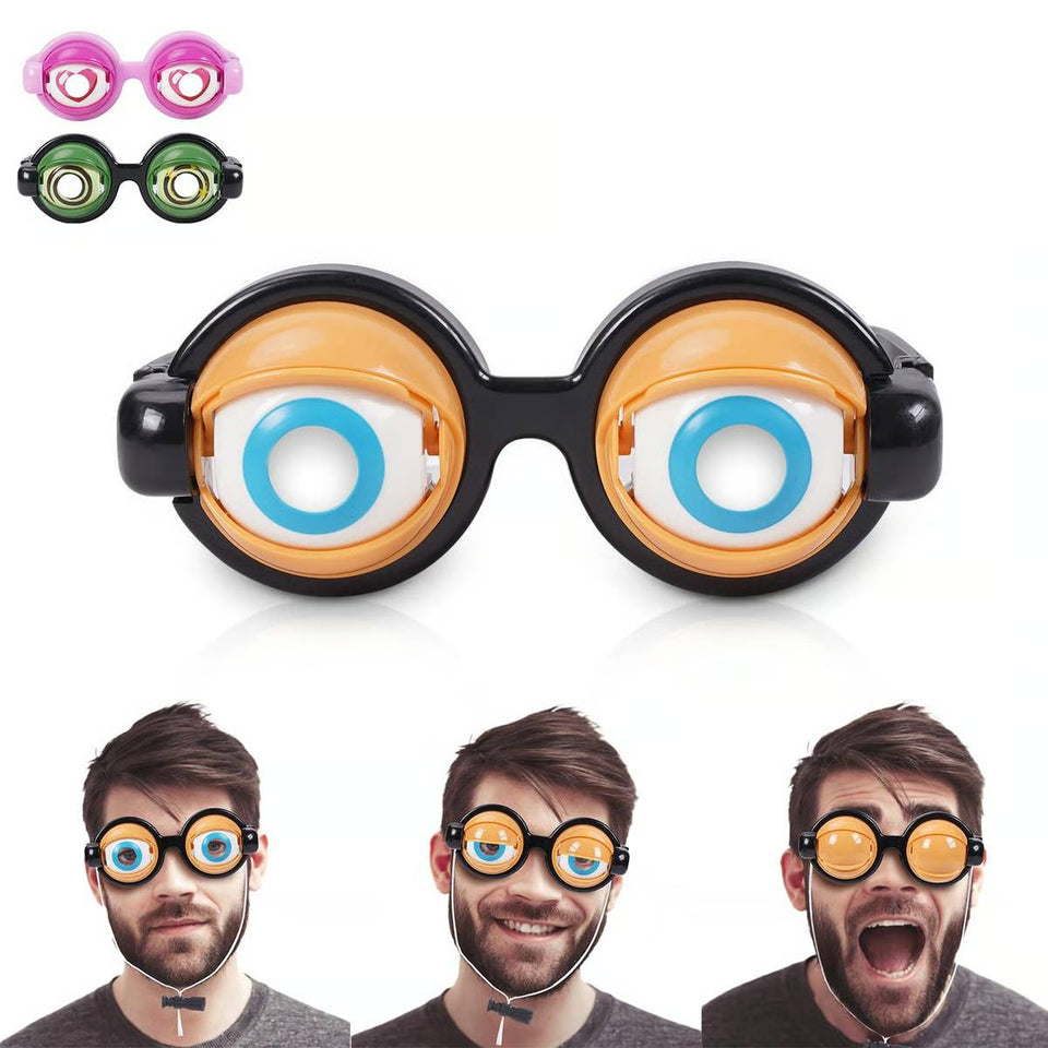 Crazy Eye Glasses with Blinking Googly Eyes