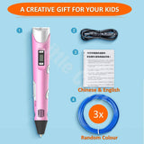 3D Drawing Pen  - Enhance Art and Imagination Skills — Random Color