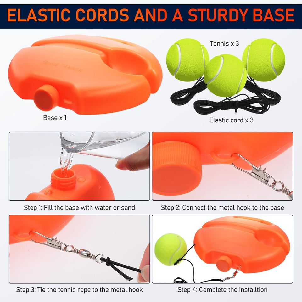 Tennis Trainer Rebound Ball with String — Random Color