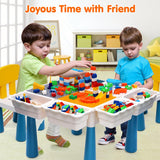 5-in-1 Building Blocks Table Set – Includes 1 Chair & 180+ Blocks Set