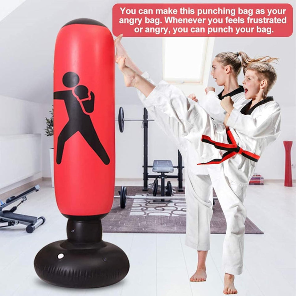 Inflatable Boxing Punching Bag — Random Color