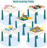 5-in-1 Building Blocks Table Set – Includes 1 Chair & 180+ Blocks Set