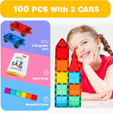 Magnetic Tiles STEM Building Toys Set (100PCS)