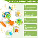 Big Driving Simulator Steering Wheel Playset (8+ Learning Activities)