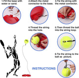 Tennis Trainer Rebound Ball with String — Random Color