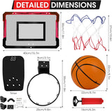 Indoor Basketball Hoops Backboard (Goals Counter) + Balls