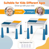 5-in-1 Building Blocks Table Set – Includes 1 Chair & 180+ Blocks Set