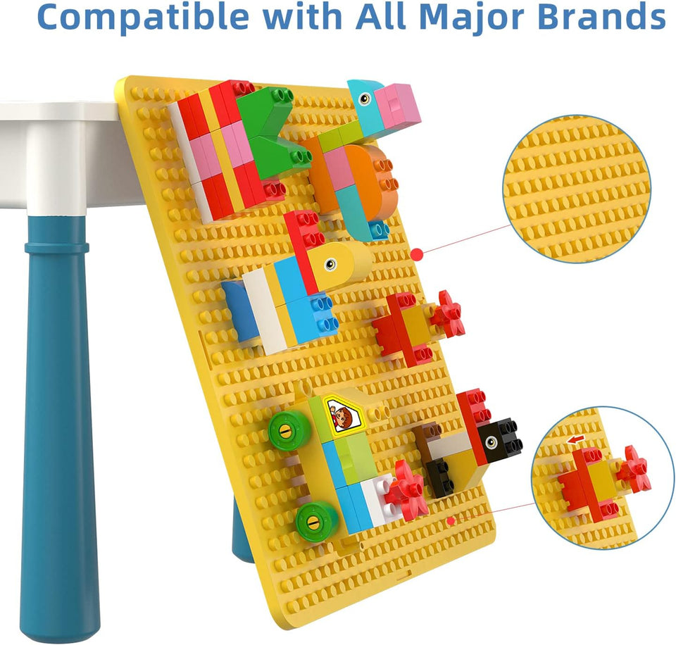 5-in-1 Building Blocks Table Set – Includes 1 Chair & 180+ Blocks Set