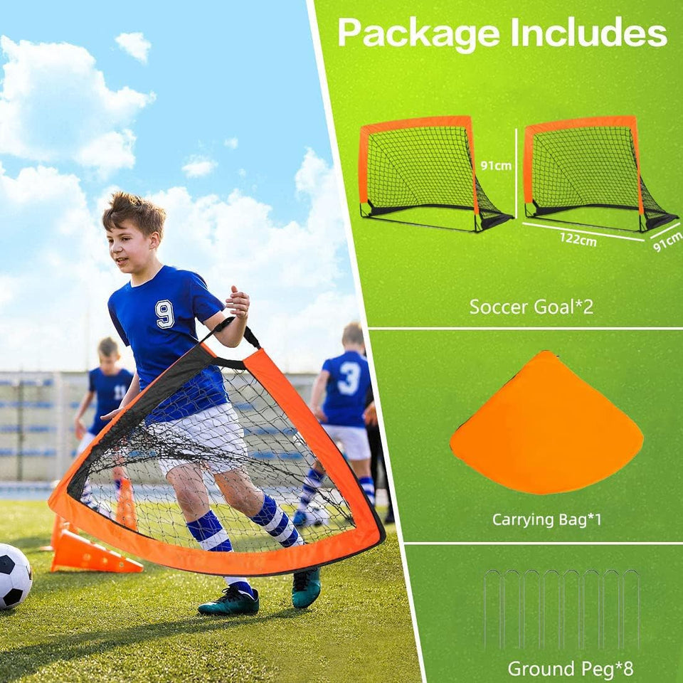 Portable Soccer Goal Set of 2