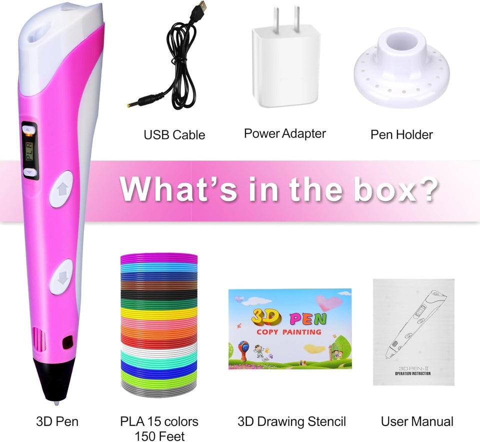 3D Drawing Pen  - Enhance Art and Imagination Skills — Random Color