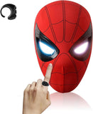 Realistic Spiderman Mask With Blinking Eyes + LED lights