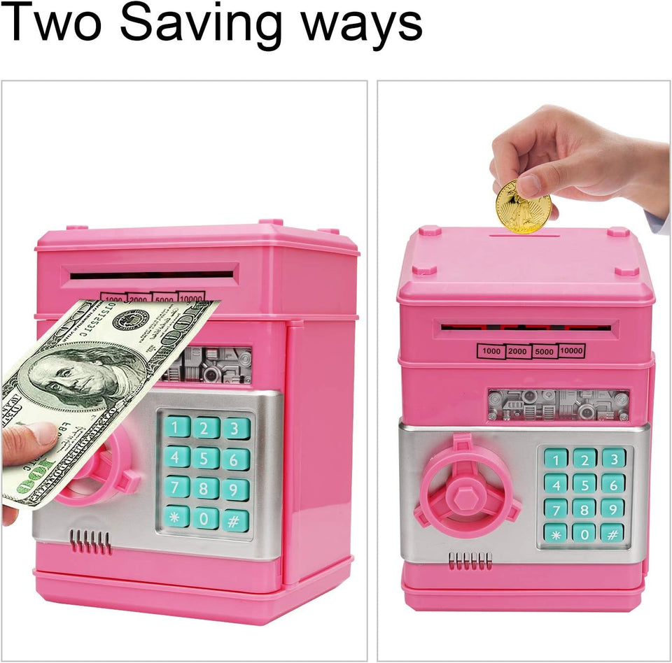 Electronic ATM Money Piggy Bank for Girls & Boys — Random Color