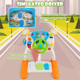 Big Driving Simulator Steering Wheel Playset (8+ Learning Activities)