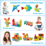 Magnetic Tiles STEM Building Toys Set (100PCS)