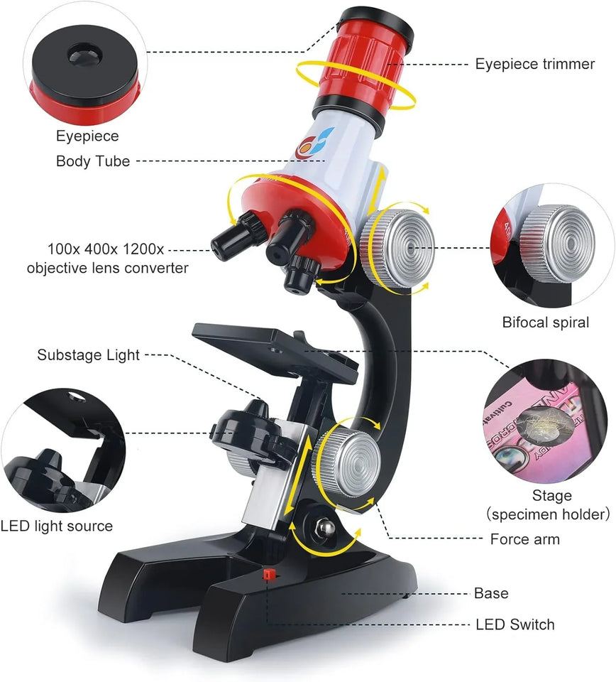 Kids Science Microscope Kit 🔬