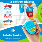 Big Driving Simulator Steering Wheel Playset (8+ Learning Activities)