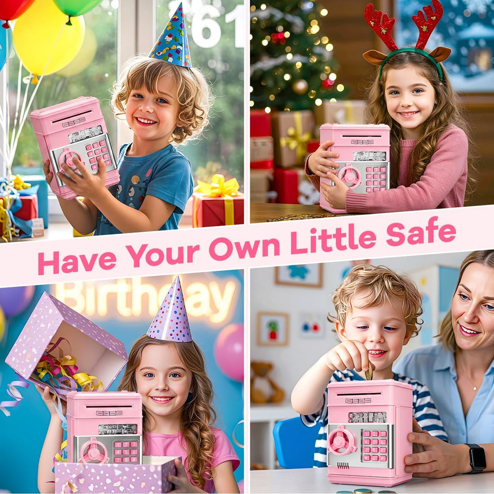 Electronic ATM Money Piggy Bank for Girls & Boys — Random Color