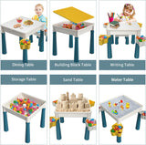 5-in-1 Building Blocks Table Set – Includes 1 Chair & 180+ Blocks Set
