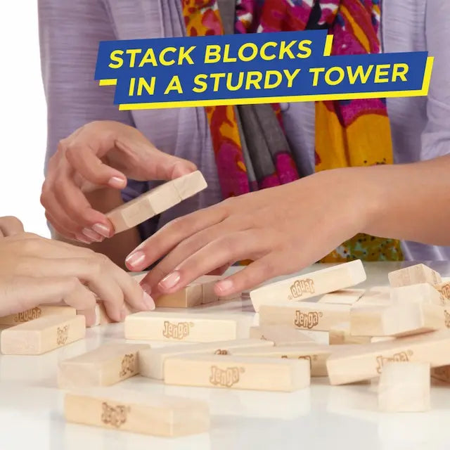 Jenga Tower Stacking Blocks Board Game