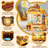 Cute Bear Claw Machine for Kids — 10 dolls, 20 collectibles & 24 coins