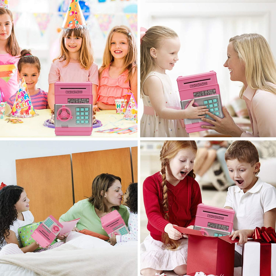 Electronic ATM Money Piggy Bank for Girls & Boys — Random Color