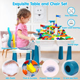 Building Blocks Table Set – Includes 1 Chair & 180+ Blocks Set