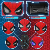 Realistic Spiderman Mask With Blinking Eyes + LED lights