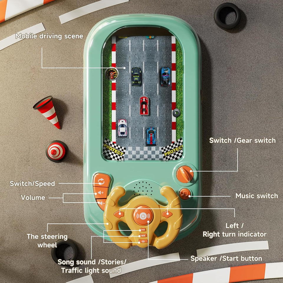 Interactive Kids Driving Steering Wheel Toy