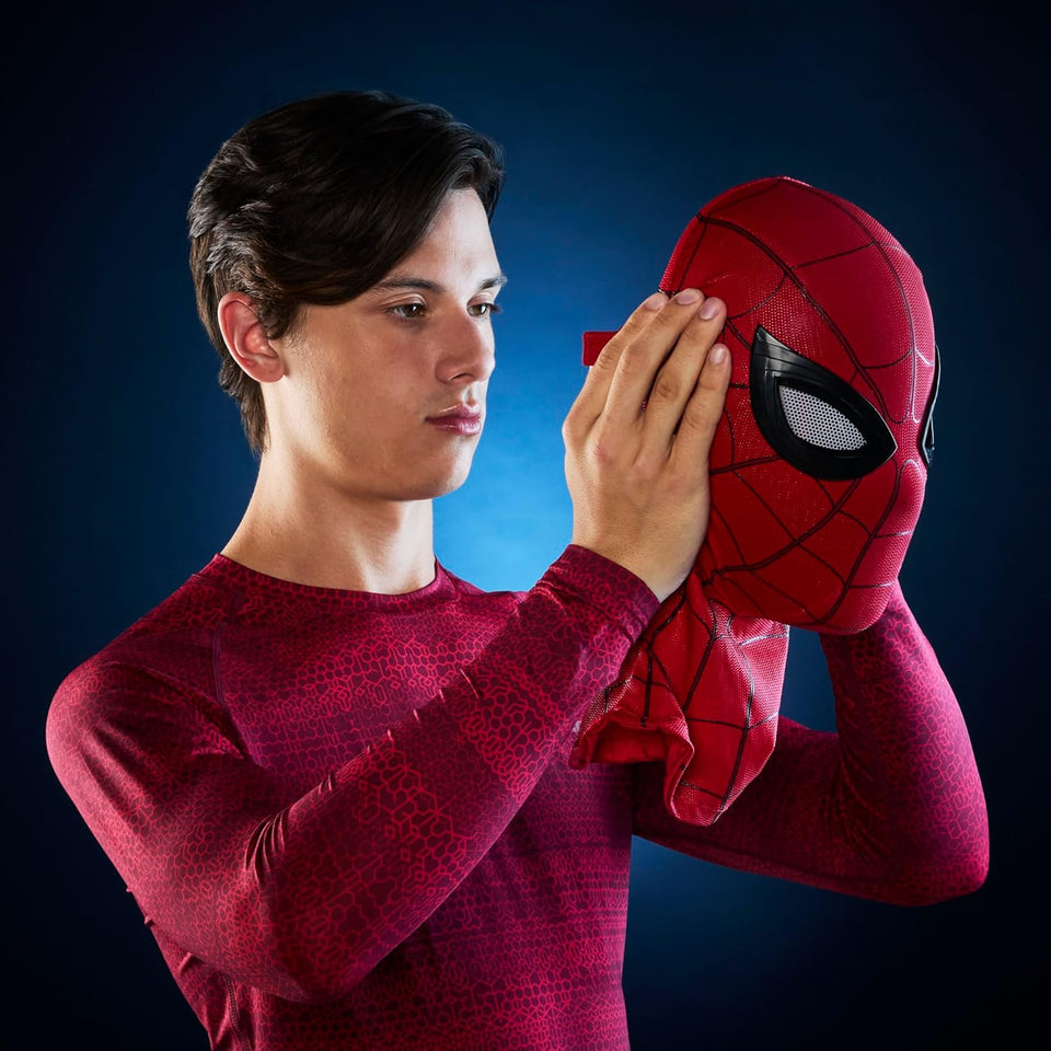 Realistic Spiderman Mask With Blinking Eyes + LED lights