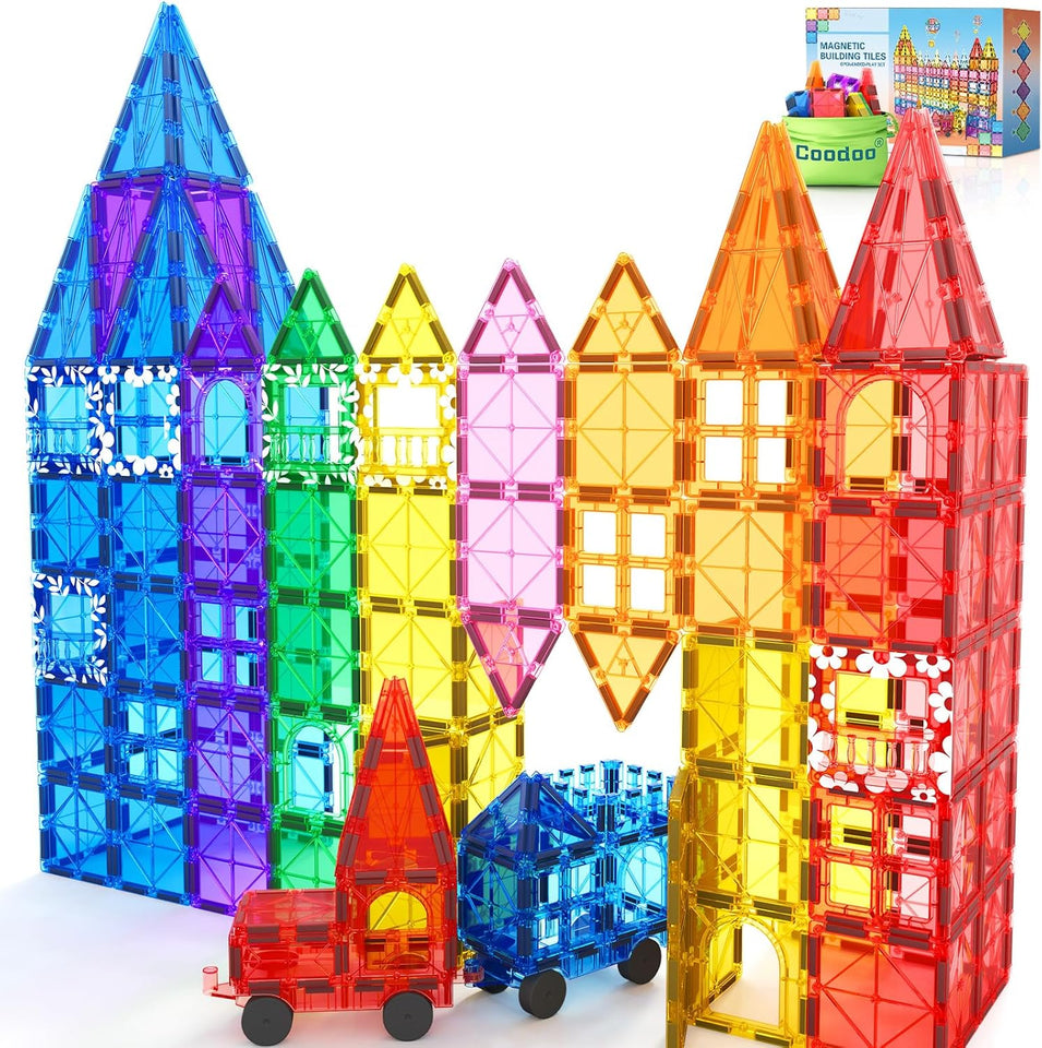 Magnetic Tiles STEM Building Toys Set (100PCS)