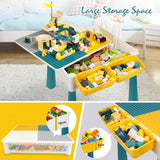 5-in-1 Building Blocks Table Set – Includes 1 Chair & 180+ Blocks Set