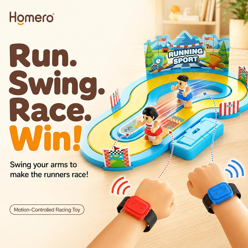 Interactive Motion-Sensing Racing Game (2 Player)
