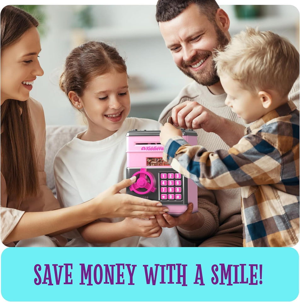 Electronic ATM Money Piggy Bank for Girls & Boys — Random Color