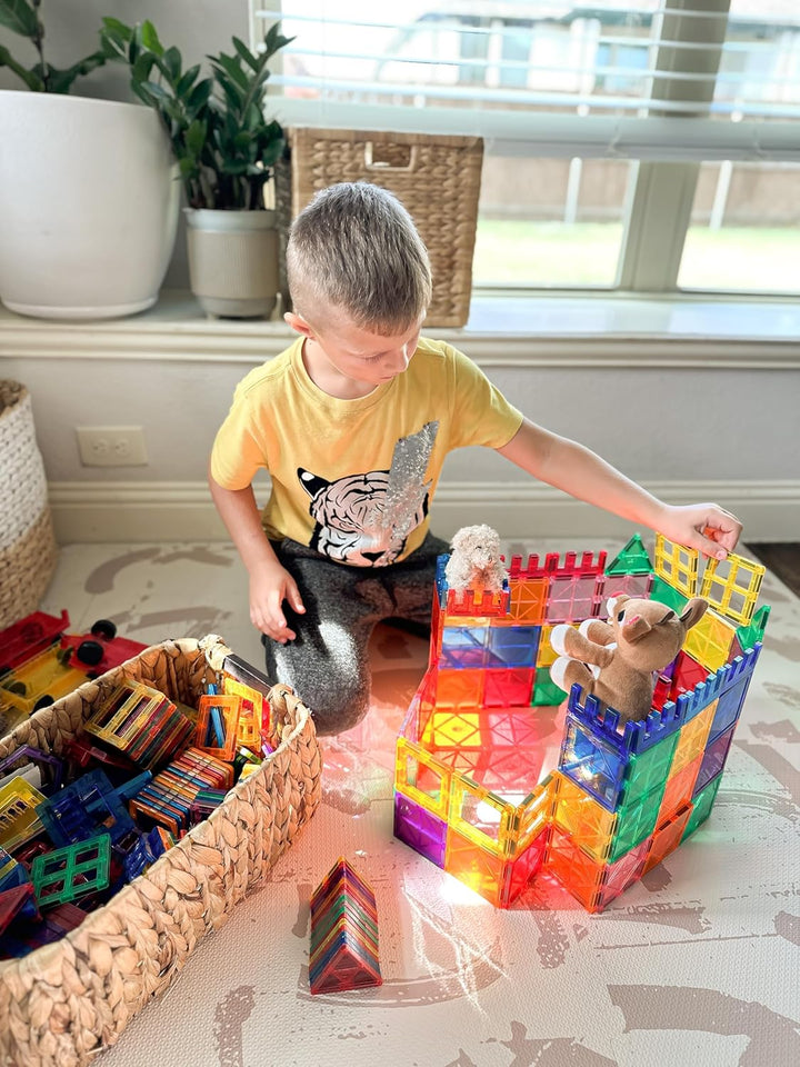 Magnetic Tiles STEM Building Toys Set (100PCS)
