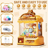 Cute Bear Claw Machine for Kids — 10 dolls, 20 collectibles & 24 coins