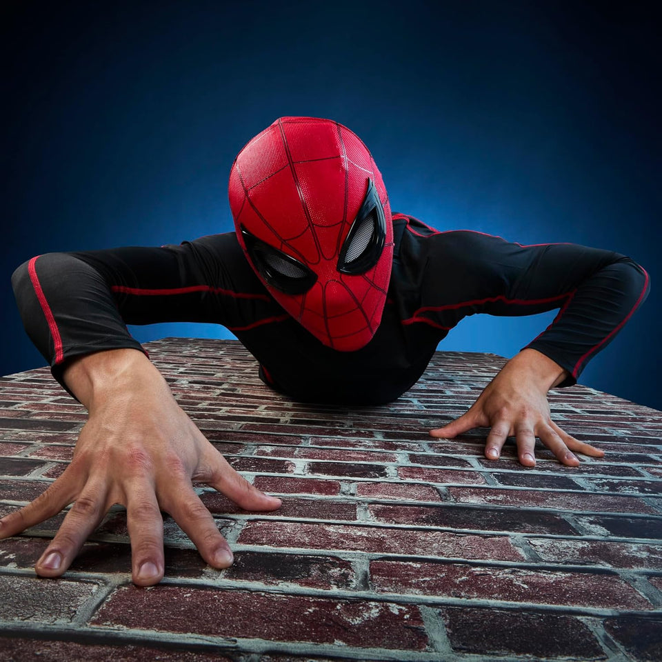 Realistic Spiderman Mask With Blinking Eyes + LED lights
