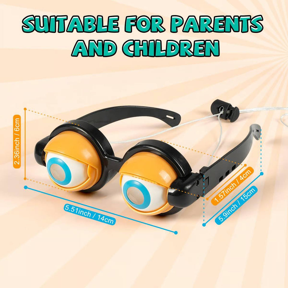 Crazy Eye Glasses with Blinking Googly Eyes