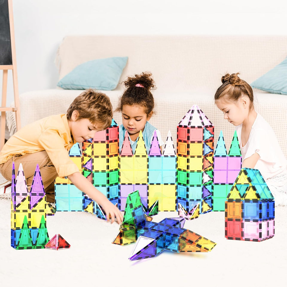 Magnetic Tiles STEM Building Toys Set (100PCS)